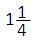 mixed number